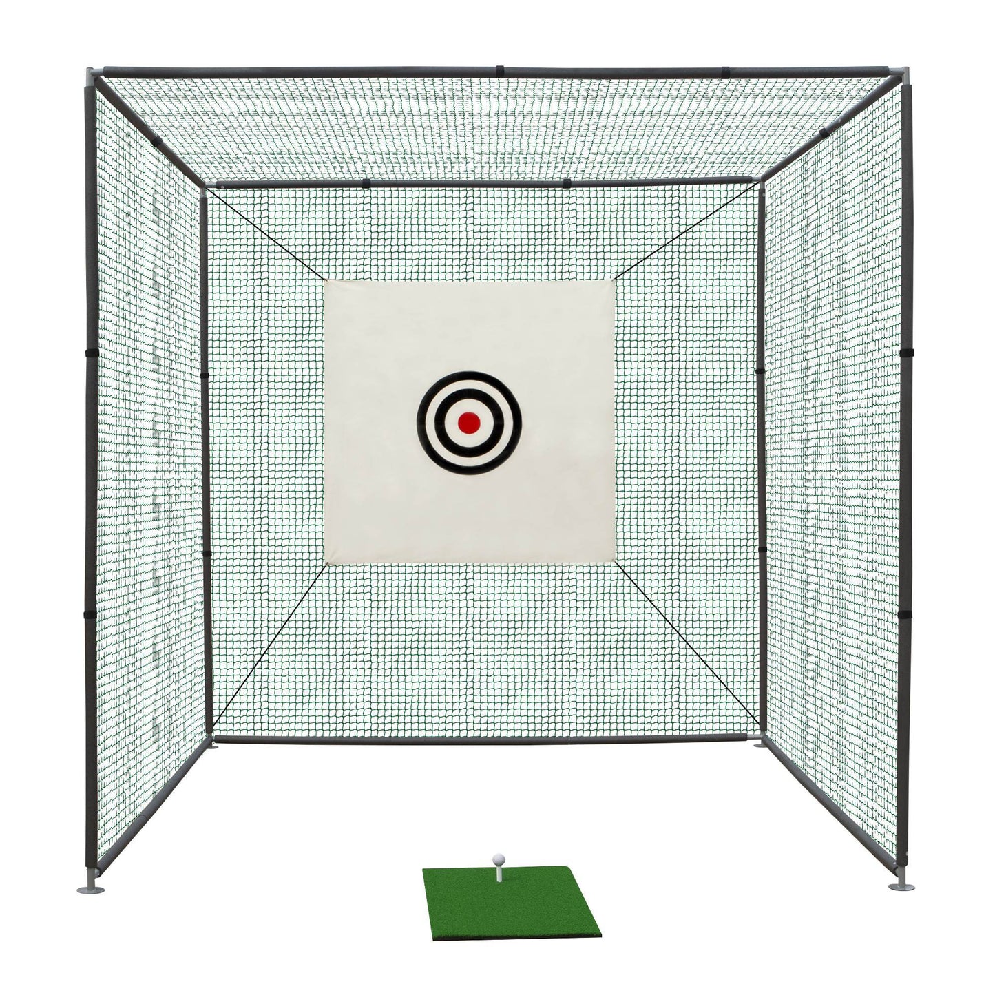 Metal Golf Practice Cage - 10X10X10FT (Indoor / Outdoor)